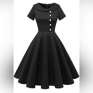 Wedtrend Women's 1950s Vintage Audrey Hepburn Style Cocktail Swing Dresses